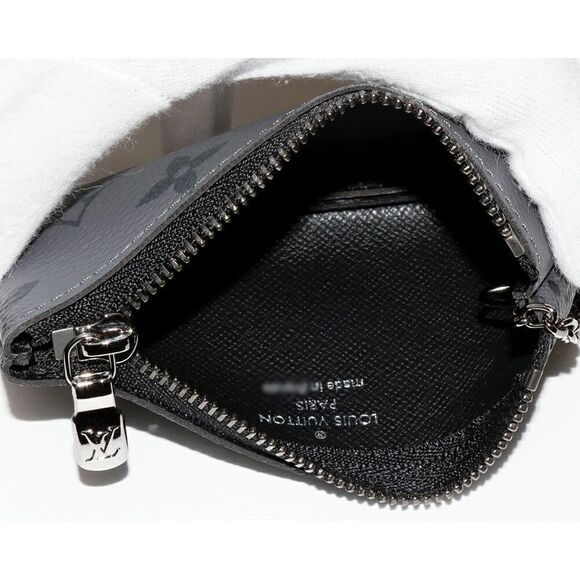 Louis Vuitton Monogram Eclipse Reverse Pochette Clé 2way key & coin case M80905 - Picture 3 of 4